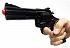 Револьвер металлический Police на 12 пистонов, цвет – черный  - миниатюра №3